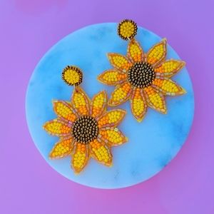 SUNFLOWER EARRINGS